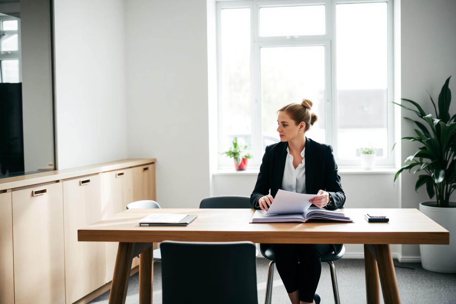 Beratungsgespräch in modernem Büro
