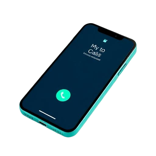 Smartphone mit eingehendem Anruf – Rückruf erhalten